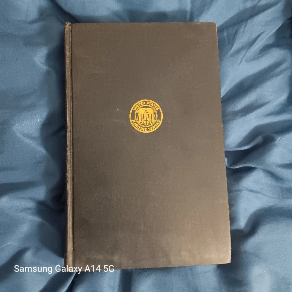 US MARITIME SERVICE Hospital Corps School Manual WWII Medical Hardcover 1945